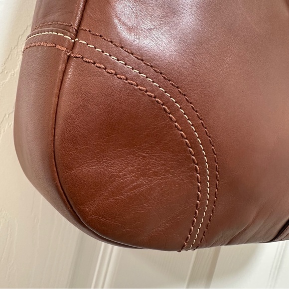 Coach Hamilton Y2K Hobo in Cognac Leather with Buckle Closure LIKE NEW - Picture 9 of 16